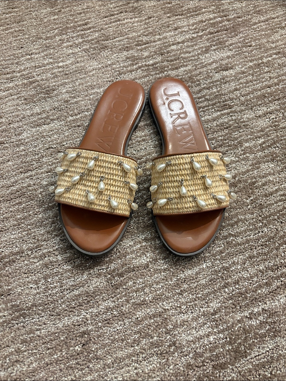 J. Crew Georgina Pearl Sandals